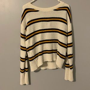 Striped soft sweater size medium